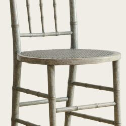 BAMBOO CHAIR WITH ROUND CANED SEAT