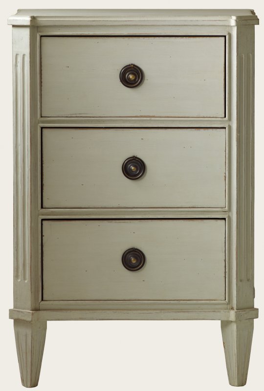 BEDSIDE TABLE WITH THREE DRAWERS