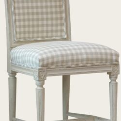 CHAIR SQUARE WITH UPHOLSTERED BACK