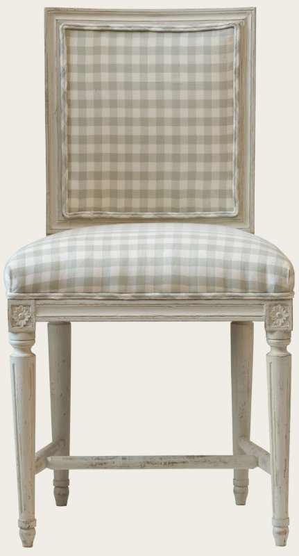 CHAIR SQUARE WITH UPHOLSTERED BACK