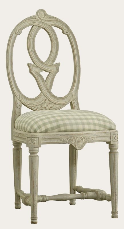 GUSTAV III CHAIR WITH CARVED BACK