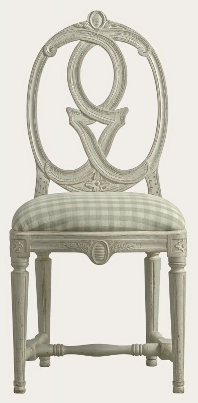 GUSTAV III CHAIR WITH CARVED BACK
