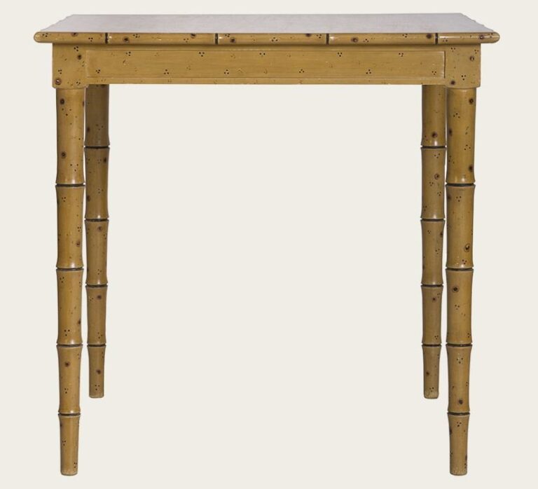 FAUX BAMBOO BRASSERIE TABLE