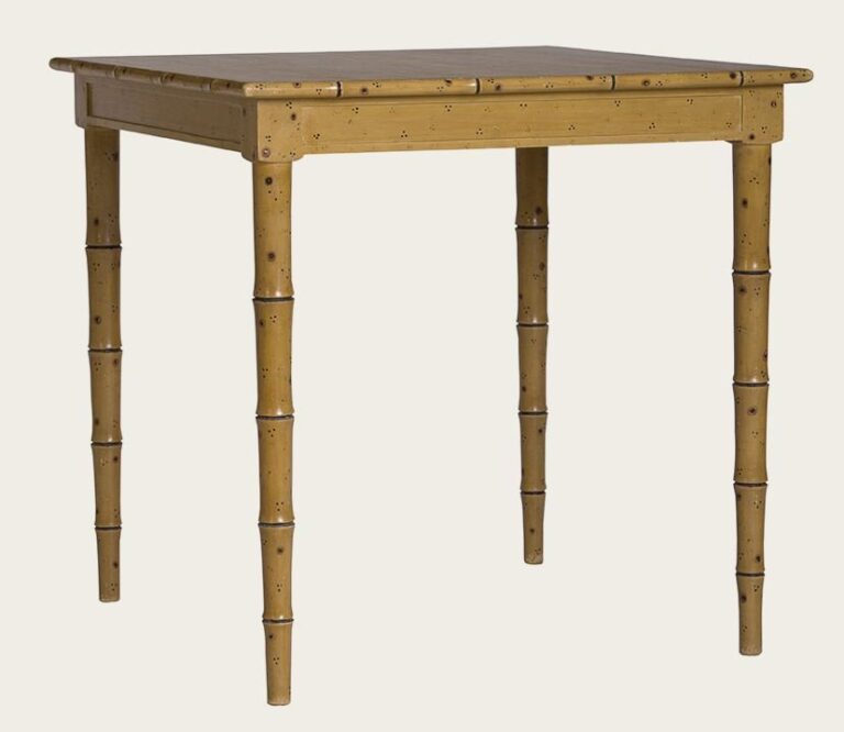 FAUX BAMBOO BRASSERIE TABLE