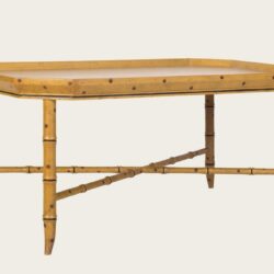 FAUX BAMBOO COFFEE TABLE
