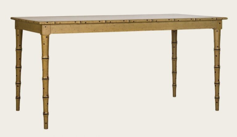 FAUX BAMBOO RECTANGLE TABLE