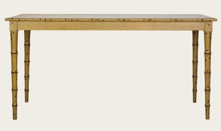FAUX BAMBOO RECTANGLE TABLE